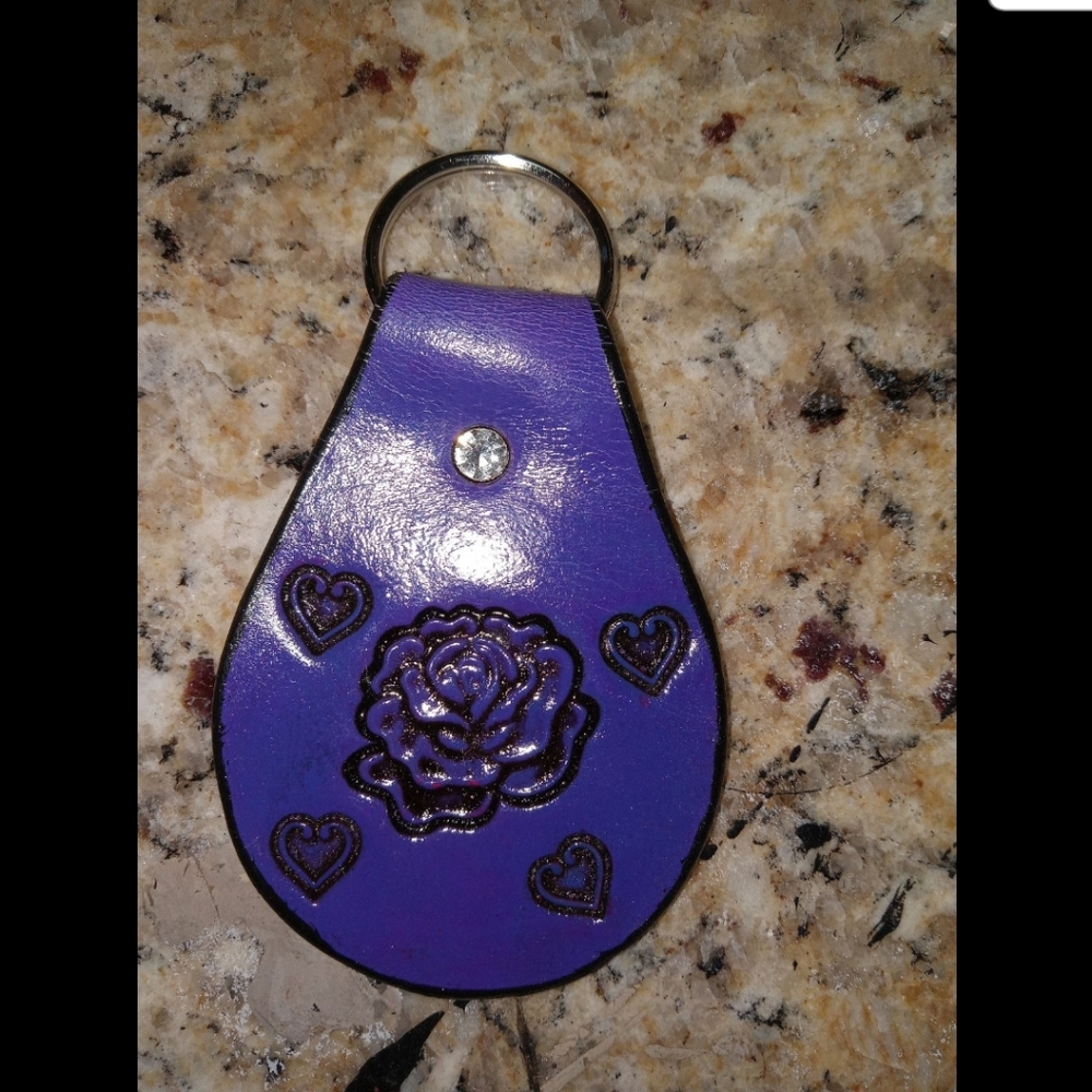 Handcrafted Leather Keychain
